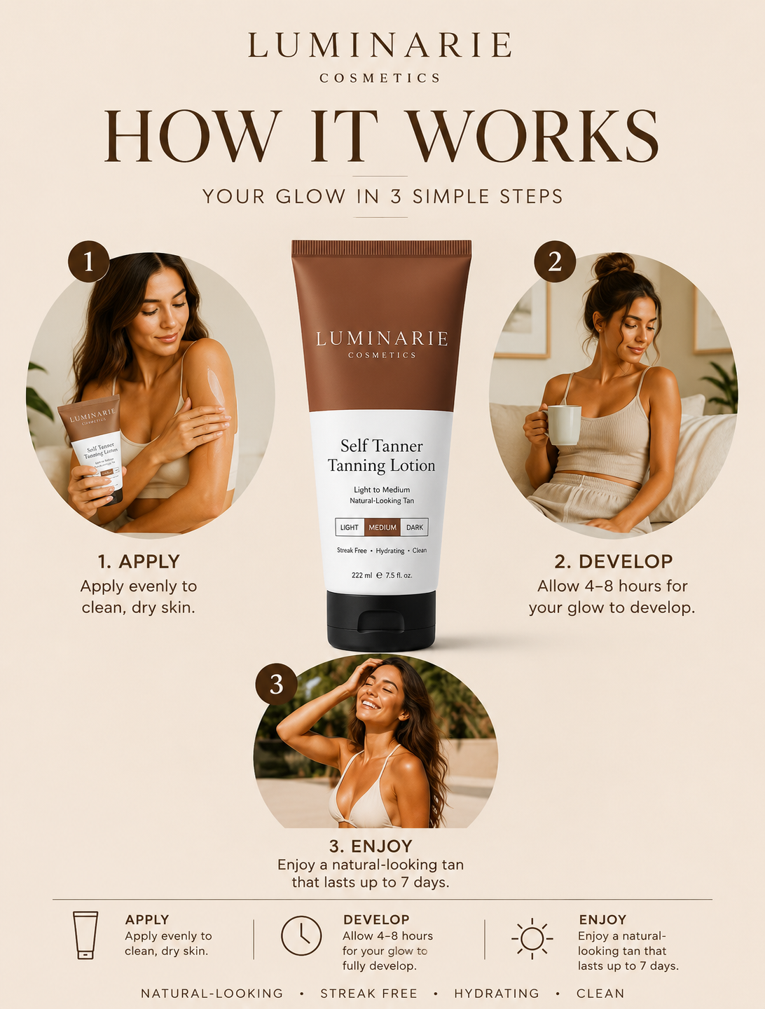 Self-Tanner-Lotion