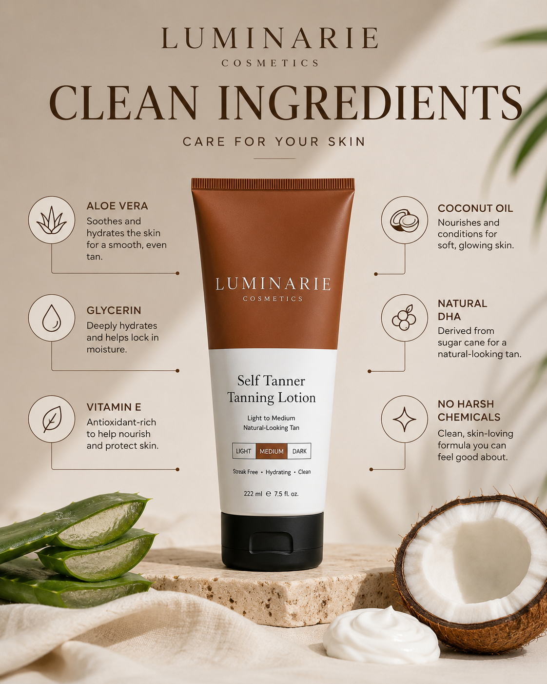 Self-Tanner-Lotion
